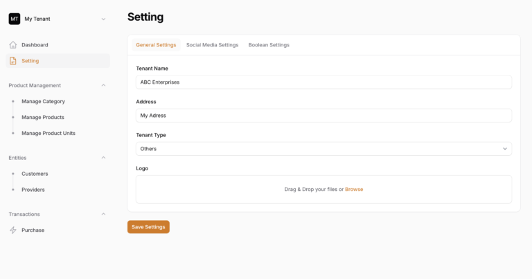 Dynamic Multi-Tenant Settings Page in Filament