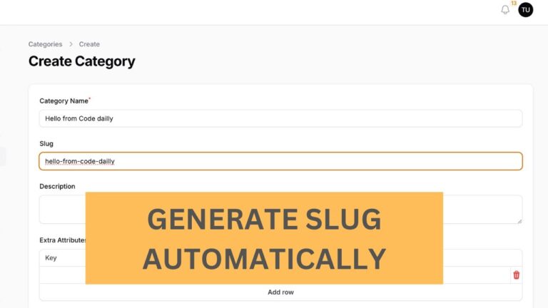 How to generate a slug from a title in Filament