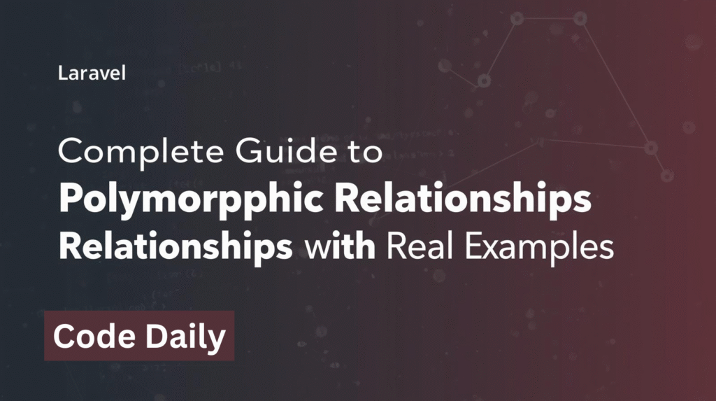 Laravel Polymorphic Relationship